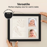 KeaBabies Baby Handprint, Footprint Keepsake Solo Frame