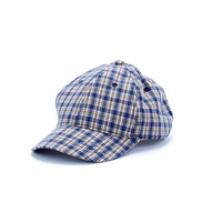 Little Boys Plaid Baseball Cap - Multicolor Blue ( 2-6Y)