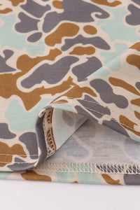 Halloween camouflage applique pants set