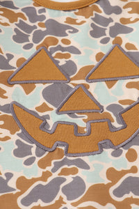 Halloween camouflage applique pants set