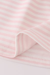 Scarecrow embroidery stripe dress