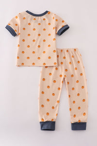 Khaki print pajamas set