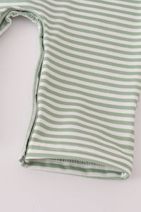 Green turkey french knot stripe jonjon