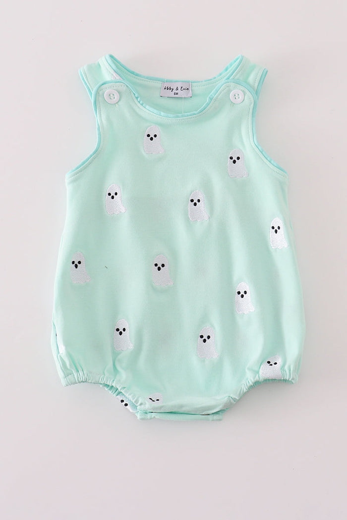 Green ghost embroidery bubble