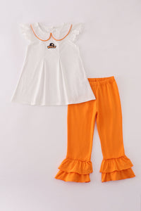 Tennessee applique ruffle pants set