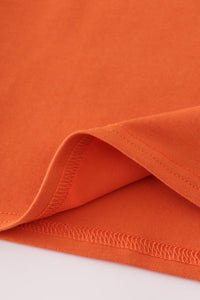 Rust Texas embroidery top