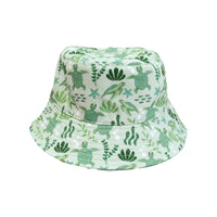 Save the Sea Turtles and Lucky Green Reversible Bucket Hat