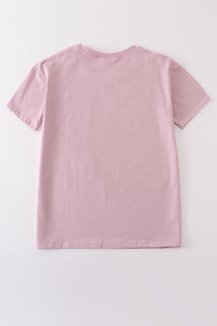 Purple blank basic t-shirt Adult Kids and baby bubble