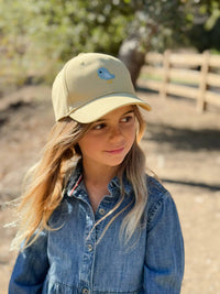 Kids Baseball Hat - Birdie Chick Patch - (Yellow 2-6/7y)