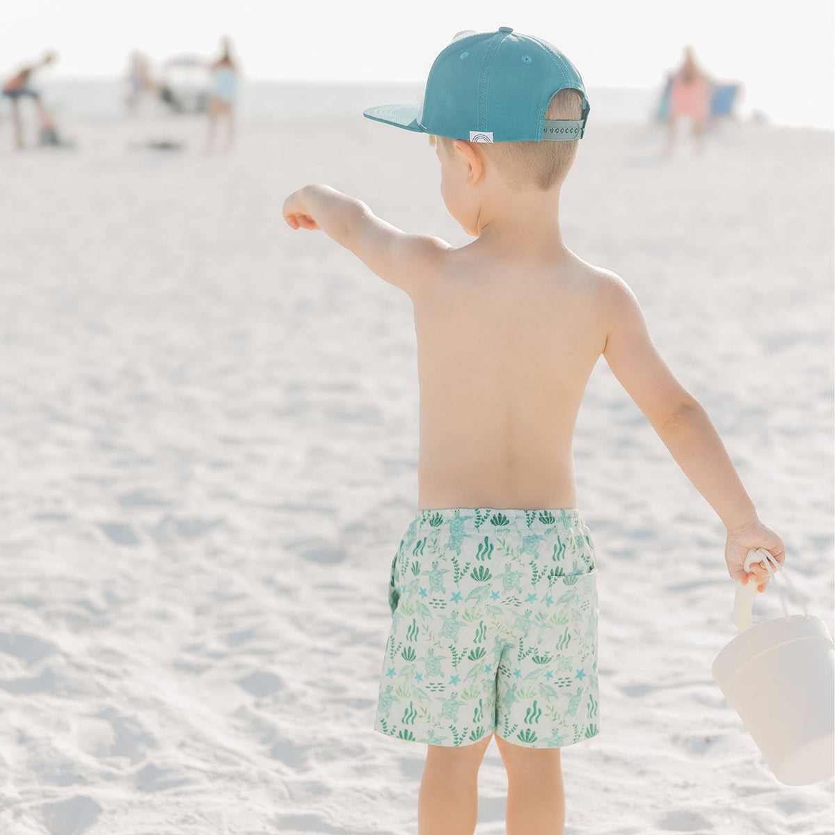 Save the Sea Turtles Boys Swim Trunks
