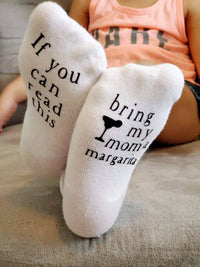Bring my Mom a Margarita Baby Socks | Items for Moms | Baby