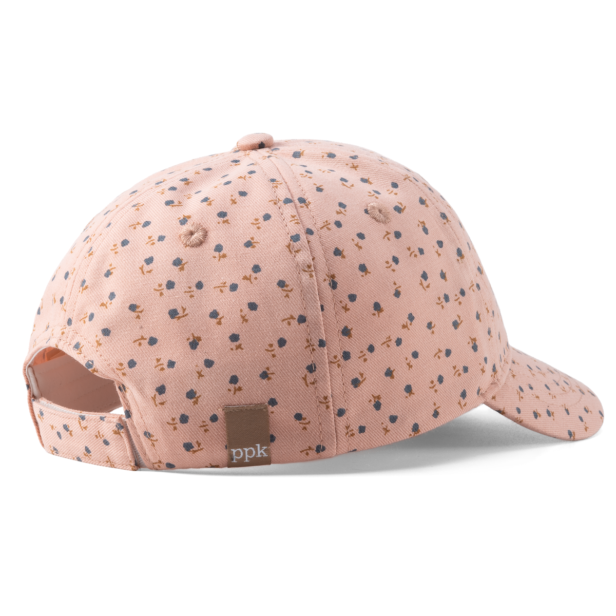 Girls Baseball Hat- Ditsy Floral- Mauve (2-6/7Y)