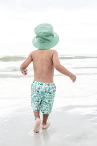 Save the Sea Turtles and Lucky Green Reversible Bucket Hat