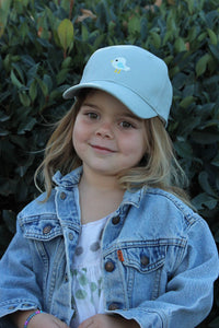 Kids Baseball Hat - Birdie Patch - (Blue 2-6/7y)