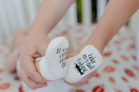 Take My Dad Fishing Baby Socks | Gifts for Dads