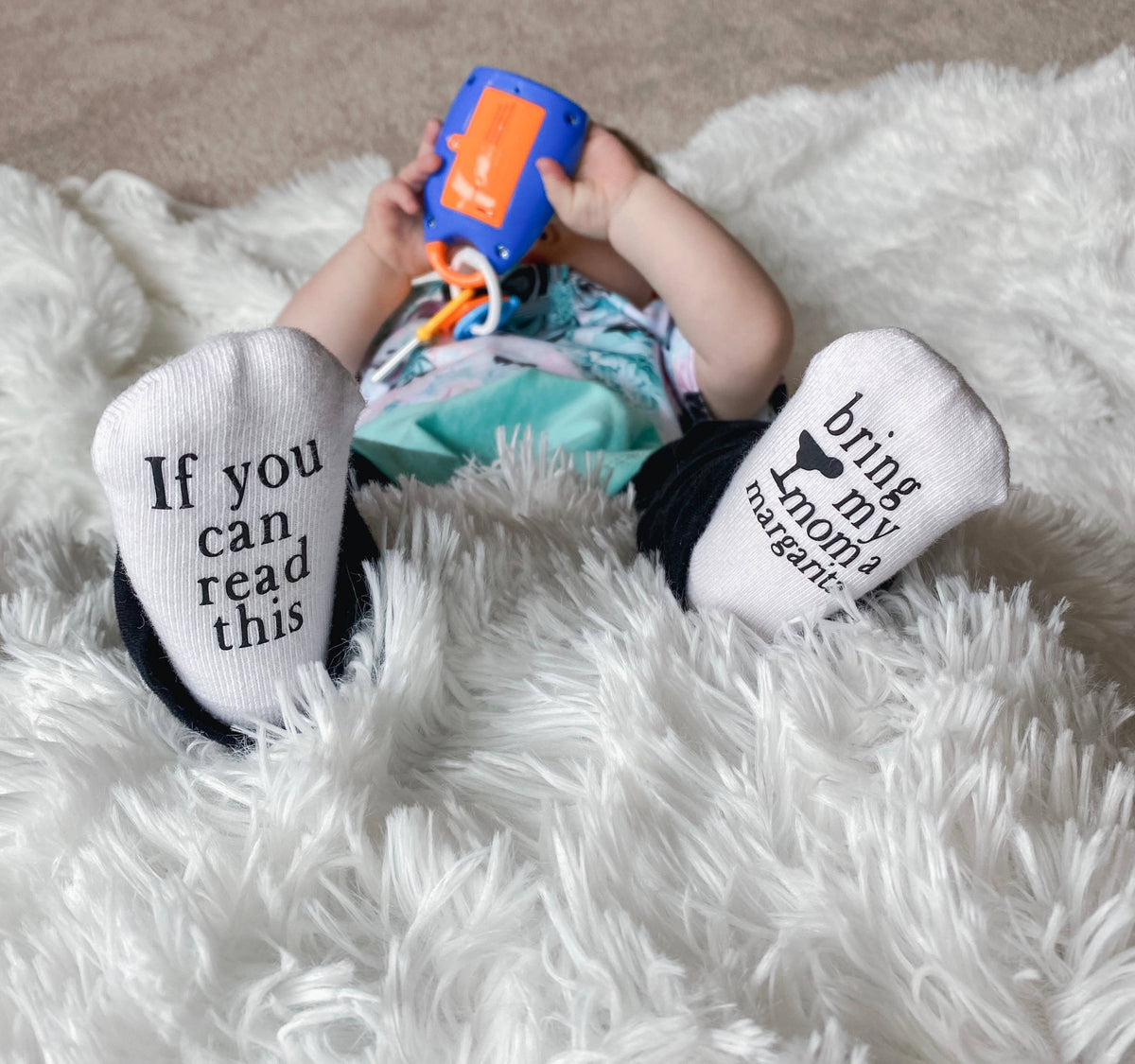 Bring my Mom a Margarita Baby Socks | Items for Moms | Baby