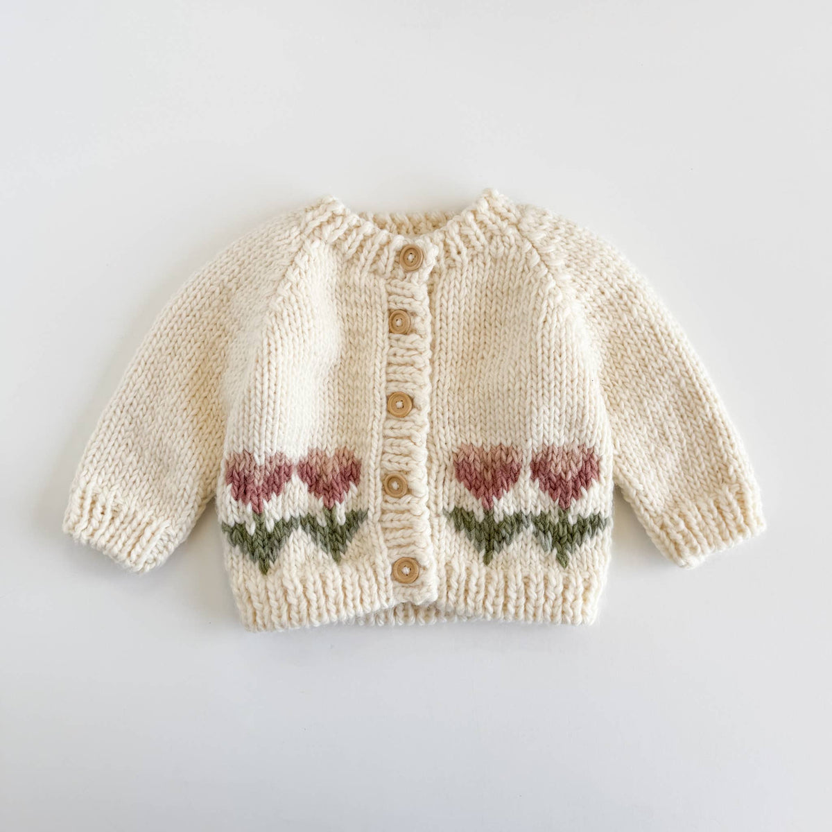 Tulip Flower Cardigan Baby Kid Fall Spring Sweater Apparel