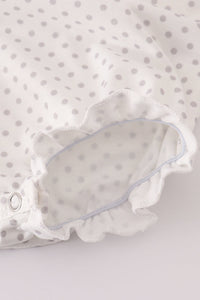 Maroon Alabama embroidery dot bubble