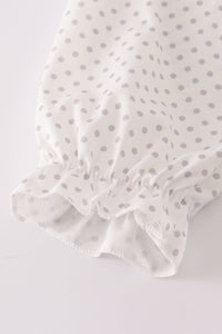 Maroon Alabama embroidery dot bubble