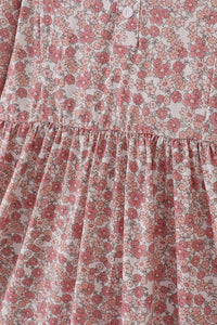 Floral print mom&me dress