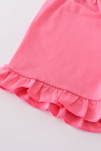 Rosebud bliss print smocked girl set