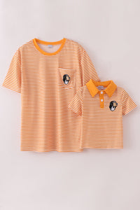 Orange tennessee applique stripe shirt