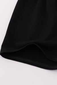 Red Georgia bulldog sequin stripe shorts set