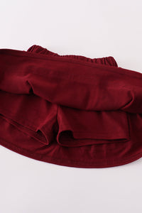 Mississippi embroidery skorts set