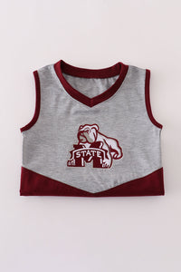 Mississippi embroidery skorts set