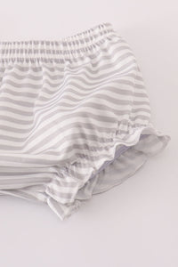 Alabama roll tide elephant applique ruffle bloomer set