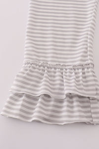 Alabama roll tide elephant applique stripe pants set