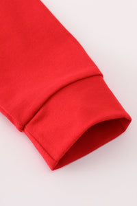 Georgia bulldog embroidery stripe top