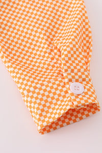 Orange Tennessee go vols applique button down shirt