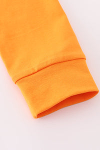 Orange Tennessee go vols applique stripe top