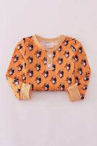 Orange Tennessee go vols print pajamas pants set