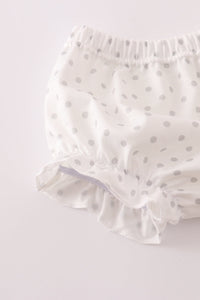 Orange Tennessee go vols embroidery bloomer set