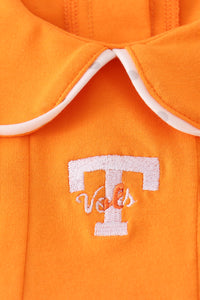 Orange Tennessee go vols embroidery ruffle pants set