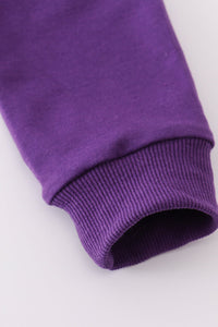 LSU glitter hoodie top