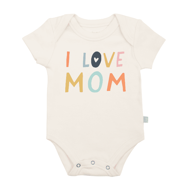 Baby graphic bodysuit | love mom
