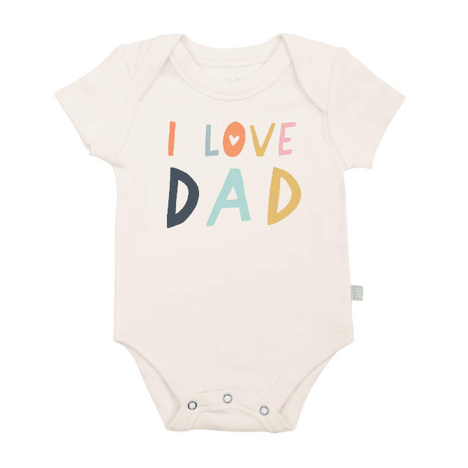 Baby graphic bodysuit | love dad