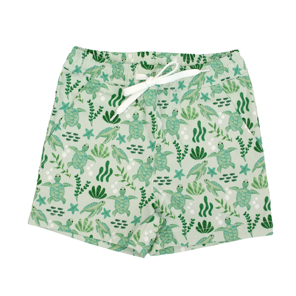 Save the Sea Turtles Boys Swim Trunks