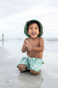 Save the Sea Turtles and Lucky Green Reversible Bucket Hat