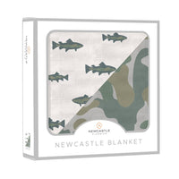 Gone Fishing and Hunter's Camo Newcastle Blanket