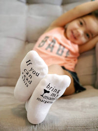 Bring my Mom a Margarita Baby Socks | Items for Moms | Baby