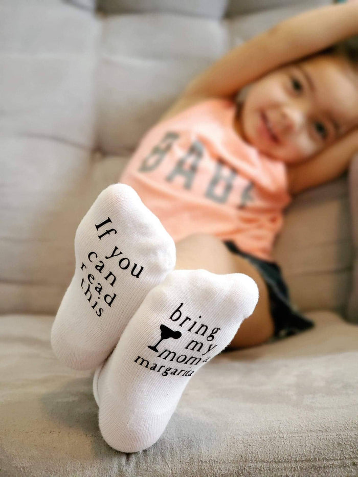Bring my Mom a Margarita Baby Socks | Items for Moms | Baby