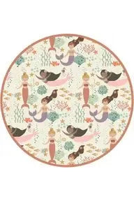 Mermaid Bamboo Kids Pajamas-Making Waves Short Sleeve/Pants - Doodlebug Kidz