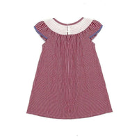Red plaid crab smocked dress - Doodlebug Kidz
