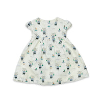 Mouse Sailor Cap Sleeve Baby Dress+Bloomer (Organic)