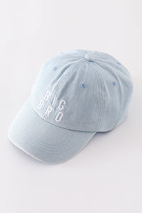 Denim embroidery baseball cap