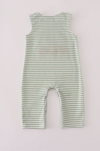 Green turkey french knot stripe jonjon